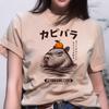 Capybara Top Women Graphic Summer Anime Tshirts feUnisex Comic Funny Unisexga Clothing