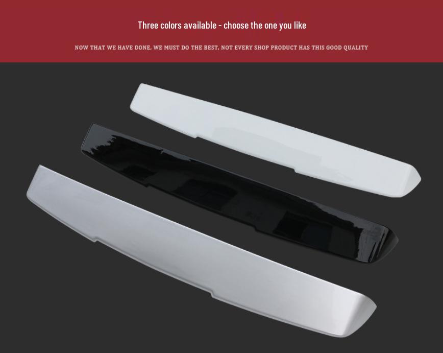 16-18 Viano V260L Rear Spoiler Wing: No-Punch Installation