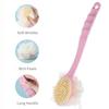 1pc Long Handle Bath Brush Soft Hair Silicon Shower Bathroom Shower Foot Washing Brush Rubbing Mud Brush Bathroom Accessories