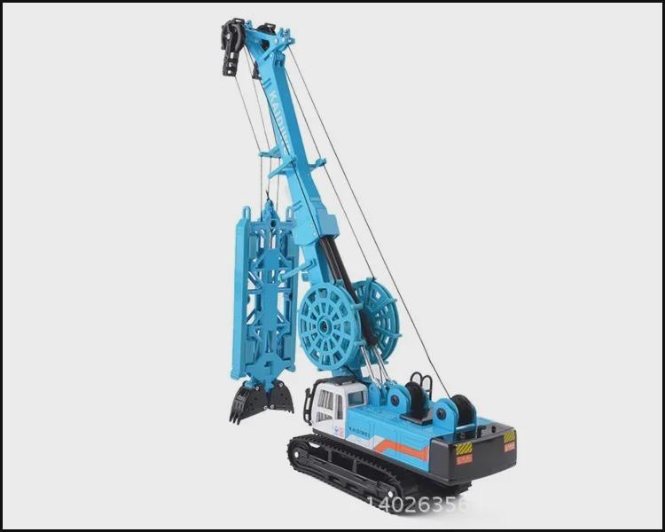 Genuine KDW 1:64 Alloy Slotting Machine Pile Driver Model Subway Engineering Toy with Free Shipping