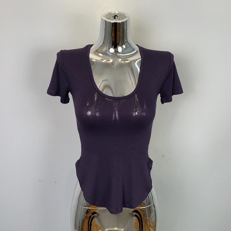 Korean Dongdaemun Sexy Low-Cut Bust-Enhancing Long-Sleeve Top