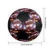 1PC Cristiano Ronaldo Heart Size 5 Soccer Ball PrahaIndoor Soccer Ball Colorful All Ages Machine Stitched PVC Competition Ready Durable High-Bounce
