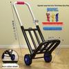Changbaosen Foldable Utility Cart with Rubber Wheels