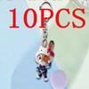 Zootopia * Animation Peripheral Keychain Cartoon Judy Nick Cute Acrylic School Bag Keychain Men And Women Birthday Gifts
