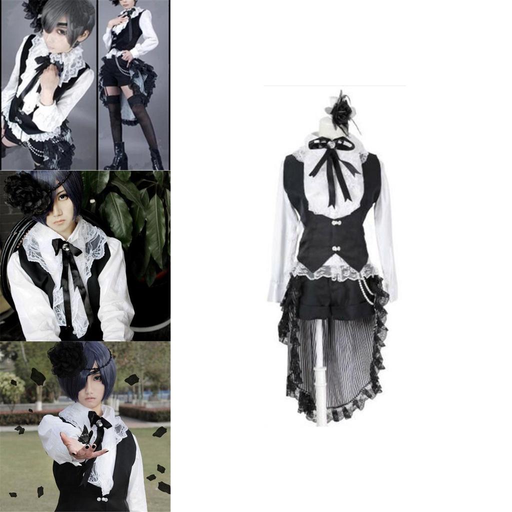 Exquisite Black Butler Ciel Phantomhive Cosplay Costume With Perfect Stitches