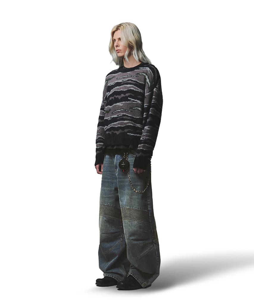 NOT4NERD Night Mist Mohair Knit - Black