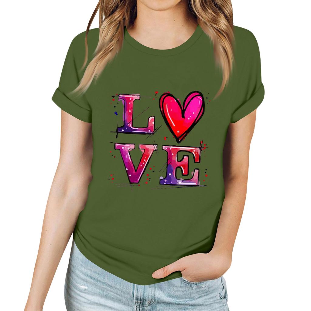 Damska casualowa koszulka z nadrukiem słoneczników, okrągły dekolt, pulower, krótki rękaw