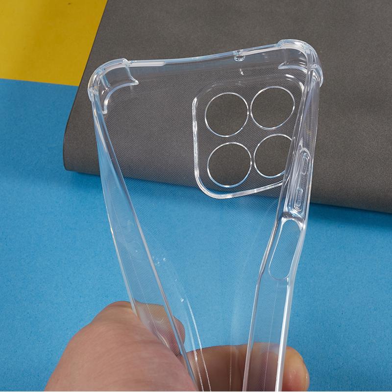 For Honor X6c 4G Phone Case Reinforced Four Corner Anti-Drop Clear TPU Cover
