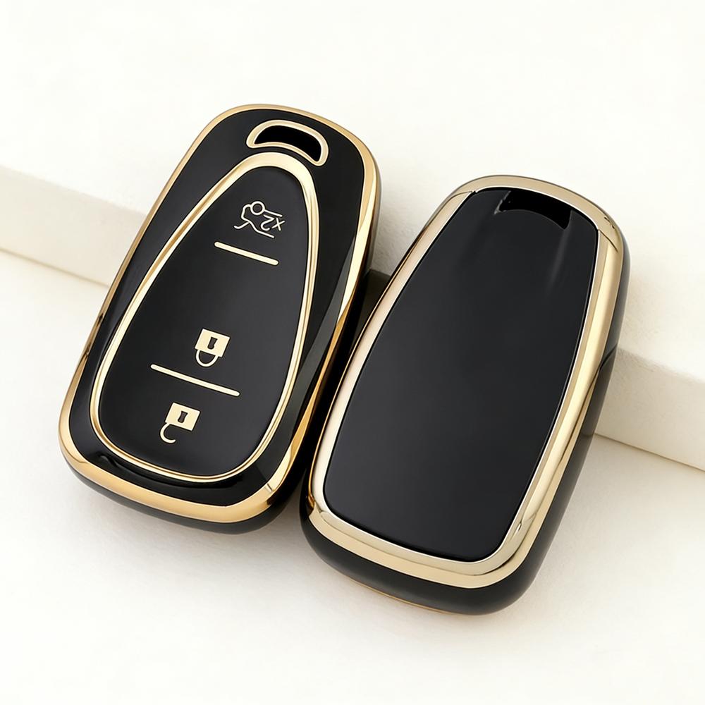 2/3/4 Buttons Tpu Car Key Case For Chevrolet Chevy Malibu Camaro Cruze Traverse Sonic Volt Bolt Equinox Key Cover Fob Keychain