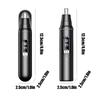 Nose Hair Trimmer For Men Rechargeable, Electric Nose And Ear Hair Trimmer, Professional Nose Clipper, Led Display