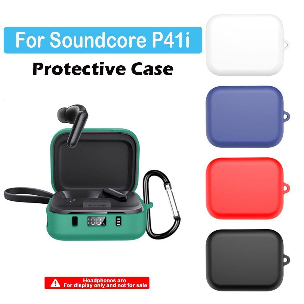 Silicone Earphone Cover with Hook Headphones Shell Protective Case for Soundcore P41i Accessories