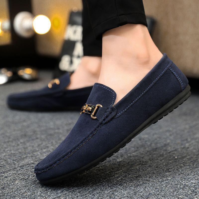 Fashion Flat Black Casual Shoes for Men Spring Autumn Sneakers Slip-on In Promotion Retro Cheap Liquidation Adults Leisure Man Shoe Work