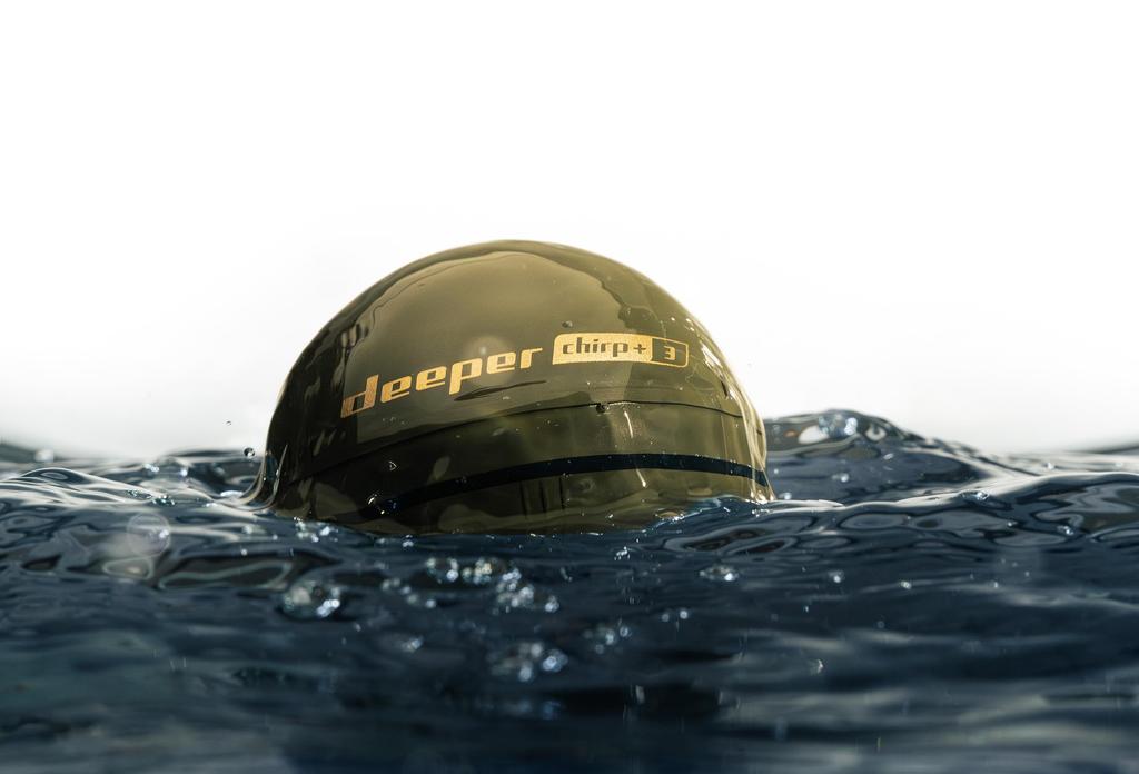 Deeper 3 Wireless Smart Fish Finder with 3D Depth CHIRP Fast Up To 15 Hours of Battery Triple Japanese 2025 Model CHIRP+ Mapping, Built-in GPS,