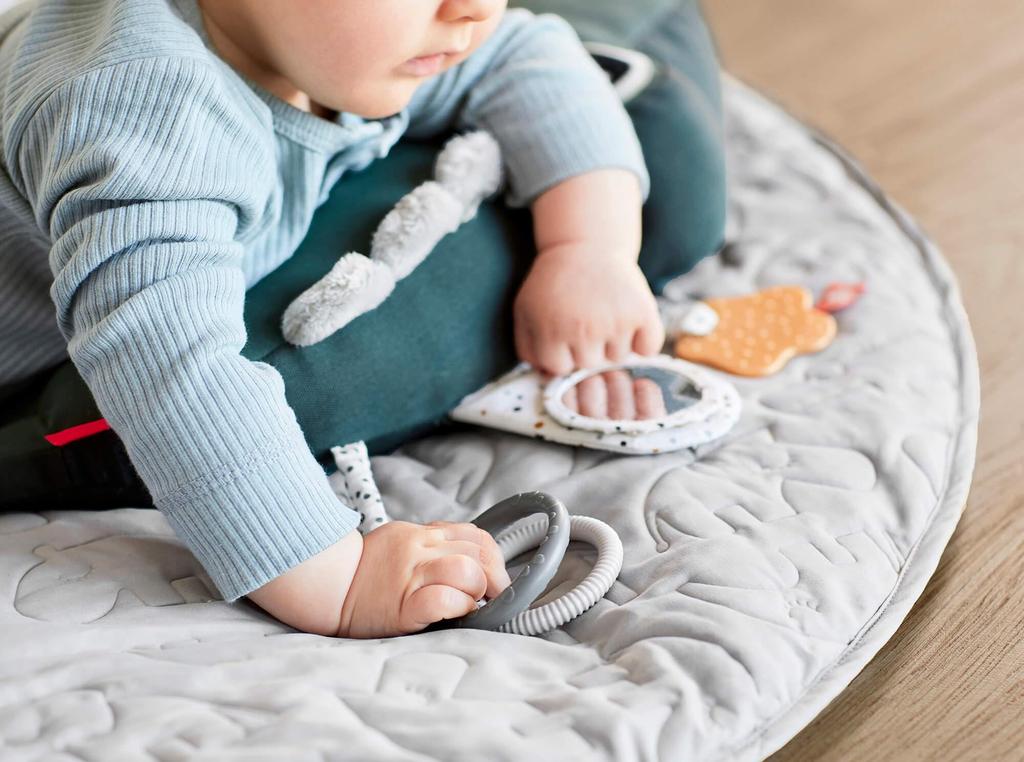 Dambaidia Tummy Time Activity Toy, Crocodile Pattern, 2BD-4103493, Green