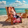 1pc Chucky3 Beach Towel, Comfortable and Thick, and Swimming/Bath/Picnic/Camping Towel, Suitable for Seaside Beaches