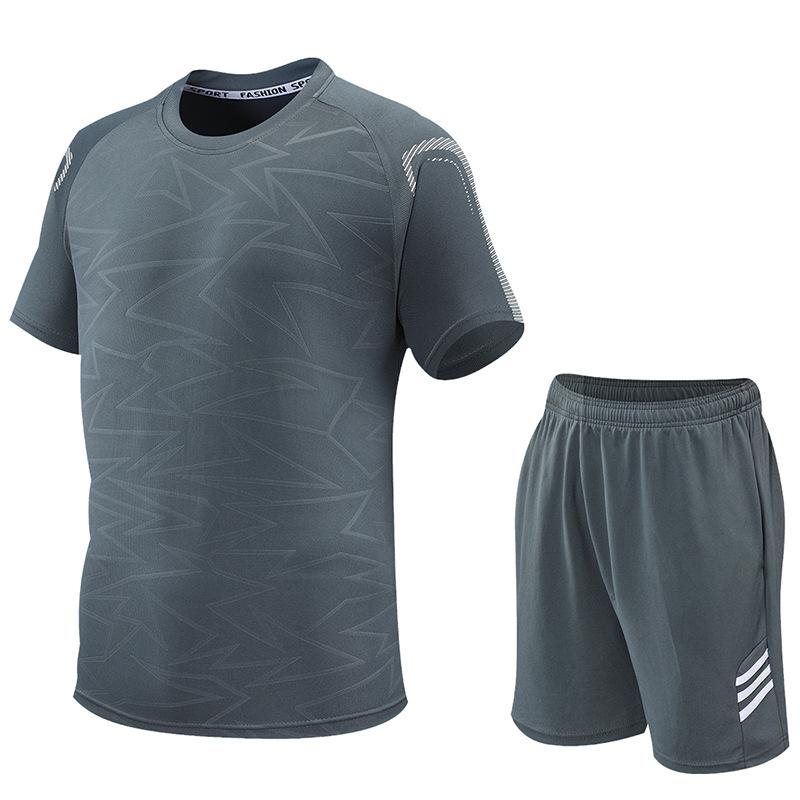 Men 'S Running Fitness Suit Casual Sportswear Two -Piece Set