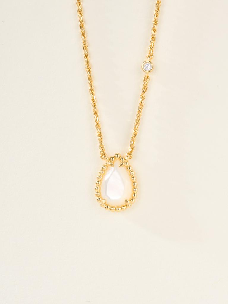 Water Drop Natural Stone Necklace High Quality Version Beautiful Daily Wear Jewelry High Quality Jewelry Gift