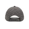 Plaid Short Brim Baseball Cap for Unisex Spring Summer Vintage Cap Outdoor Sun Hat