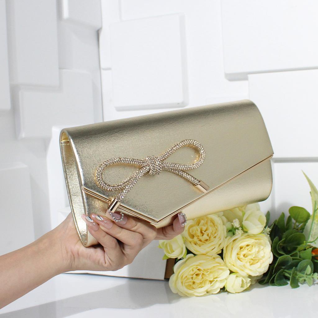 Women Envelope Evening Bag Ladies Chain Shoulder Bags Long Purse Handbag Female Wedding Party Clutch Bags Makeups Phone Storage