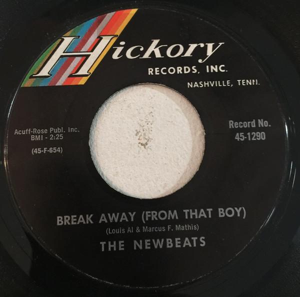 

7inch Record NEWBEATS Break Away From That Boy 451290 Hickory Records 1964 US Rock Used