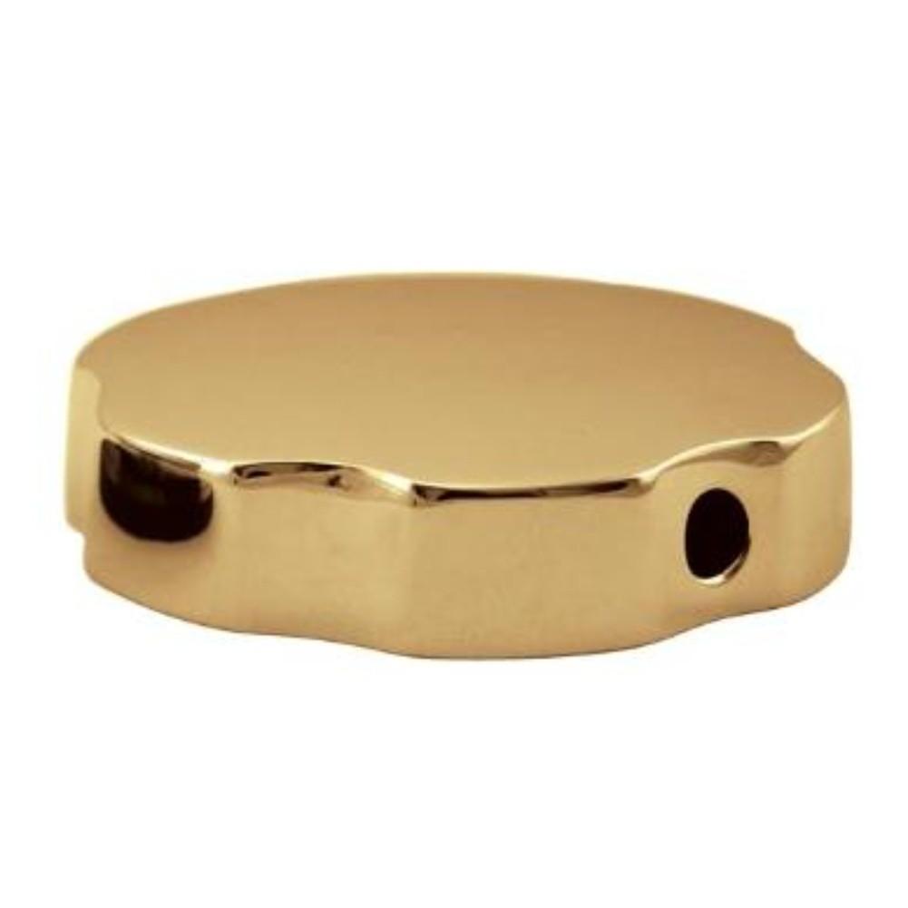 Manopola Vasca da Bagno Design Facile da Usare Controllo Rotante Costruzione in Ottone beige