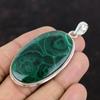 Malachite Pendant Natural Real Gemstone Pendant Handmade Amazing Jewelry 925 Sterling Silver Pendant Gift For Mom Awesome Malachite Jewelry