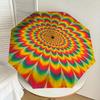 Regenbogen-Mandala Automatischer Öffnungs-/Schließschirm - Tragbares Dreifach faltbares Design mit 8-Speichen-Stahlrahmen, , Festivalgeschenk für Fans, Reisende,