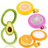 1-10PCS Silicone Food Storage Container Double Sided Lid Mini Fridge Organizer for Fruits Vegetables Fresh Keeping Kitchen Box