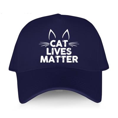 Neue Ankunft Feste Baseball Caps Männer sommer Atmungs Golf Hut KATZE LEBEN ANGELEGENHEIT Teens Mode Marke Kappe weibliche freizeit Hüte