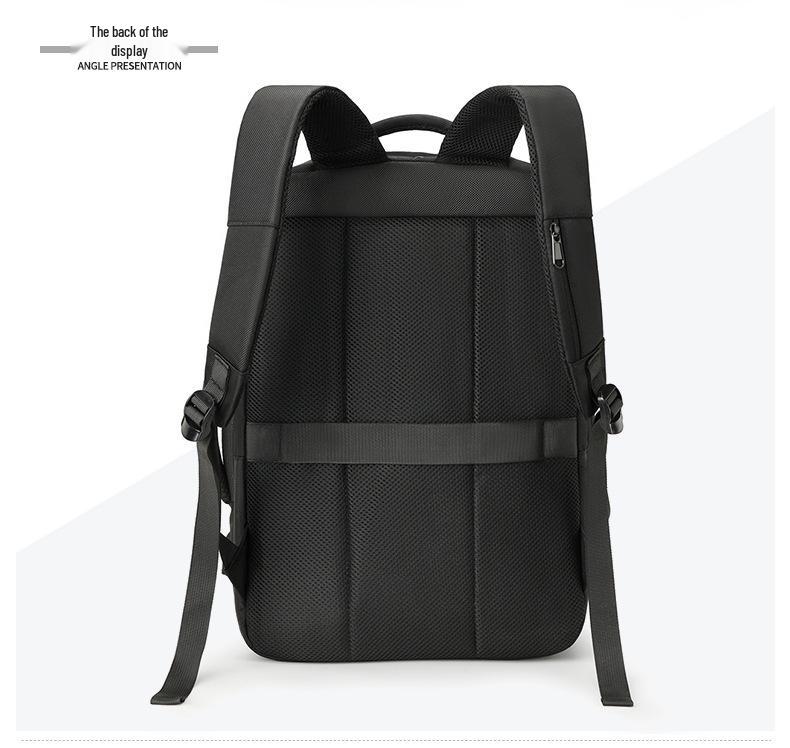 Herren High-End Wasserdichter Rucksack: Stilvolle Leichte Reise- & Business-Laptoptasche (15,6 Zoll)