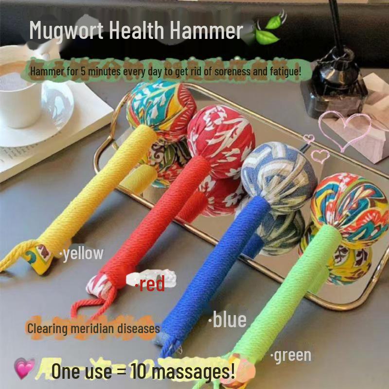 

Ручной массажный молоток для шеи и поясницы с травяным экстрактом полыни 26CM