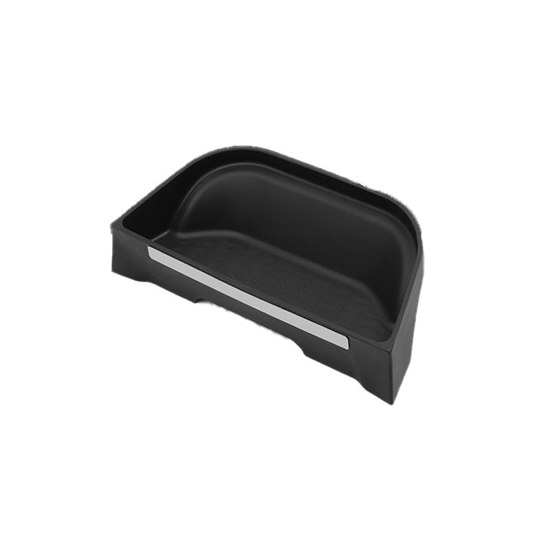 Behind Screen Silicone Storage Box For BYD Shark 6 Central Control Anti-slip Tray Organizer Box Black For Shark 6 Accessories