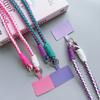 Nylon Braided Phone Lanyard Anti-lost Crossbody Hanging Rope  Phone Charm Accessories