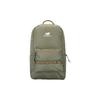 Casual Simple Logo Print Zipper Fabric Backpack Unisex Backpack Olive-Green LAB00001-CGN
