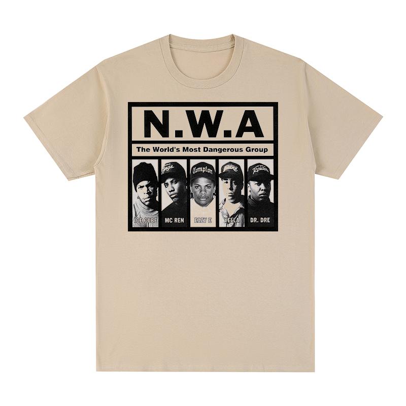 NWA Hip Hop Cool Vintage Tshirt Swag Skate Streetwear Y2K 90s Cotton Unisex T Shirt New TEE TSHIRT Womens Tops
