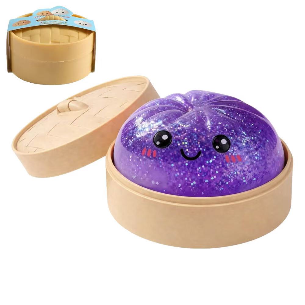 Gesimuleerd Knoedel Stressverlichter Speelgoed - Zacht Baozi Model Langzame Terugslag Decompressie Cadeau