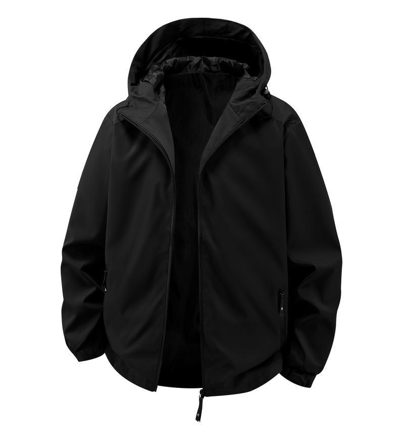 

Unisex Windproof and Waterproof Cycling Jacket for Spring and Autumn - Loose Fit Running and Mountaineering Windbreaker Top 4XL чорний