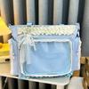 Bowknot Lolita Transparent Crossbody Bag Large Capacity Tote Bag Cute Anime Shoulder Bag  Outdoor