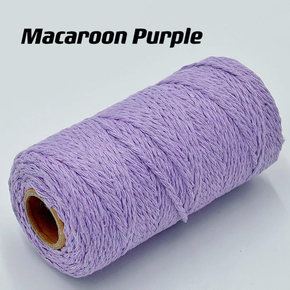 

2 мм 100 м хлопковая веревка макраме, витая джутовая цветная хлопковая двухцветная веревка для настенной подарочной упаковки, сделай сам, свадебный деко 2mm 100meters