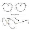 Photochromic  Anti Blue Light Glasses Fashion Circular Glasses Frame UV Protection Outdoor Beach Sunglasses For Men Women