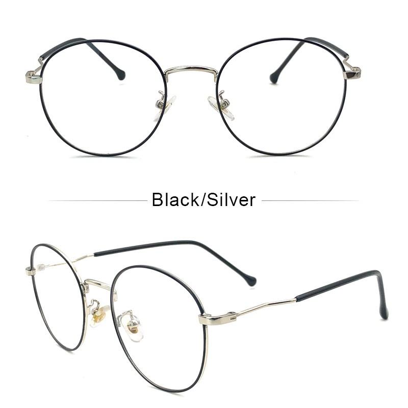 Photochromic Anti Blue Light Glasses Fashion Circular Glasses Frame UV Protection Outdoor Beach Sunglasses For Men Women