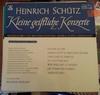 LP Record HEINRICH SCHTZ GESAMTLEITUNG WILHE  Kleine Geistliche Konzerte  Gesamt BM30SL1315 BrenreiterMus Germany Classical Used