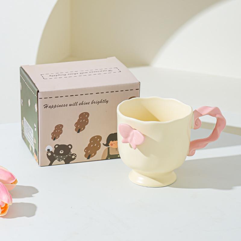 

Premium Fantasy Butterfly Mug Tall Coffee Cup Girls Office Breakfast Milk Cup Birthday Gift Strong Strong Strong 301-400ml