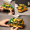 City Turtles Pizza Truck Building Block Set Toys for Boys Adutls Movies Ninjia-ded Animation Bricks,Birthday Gift