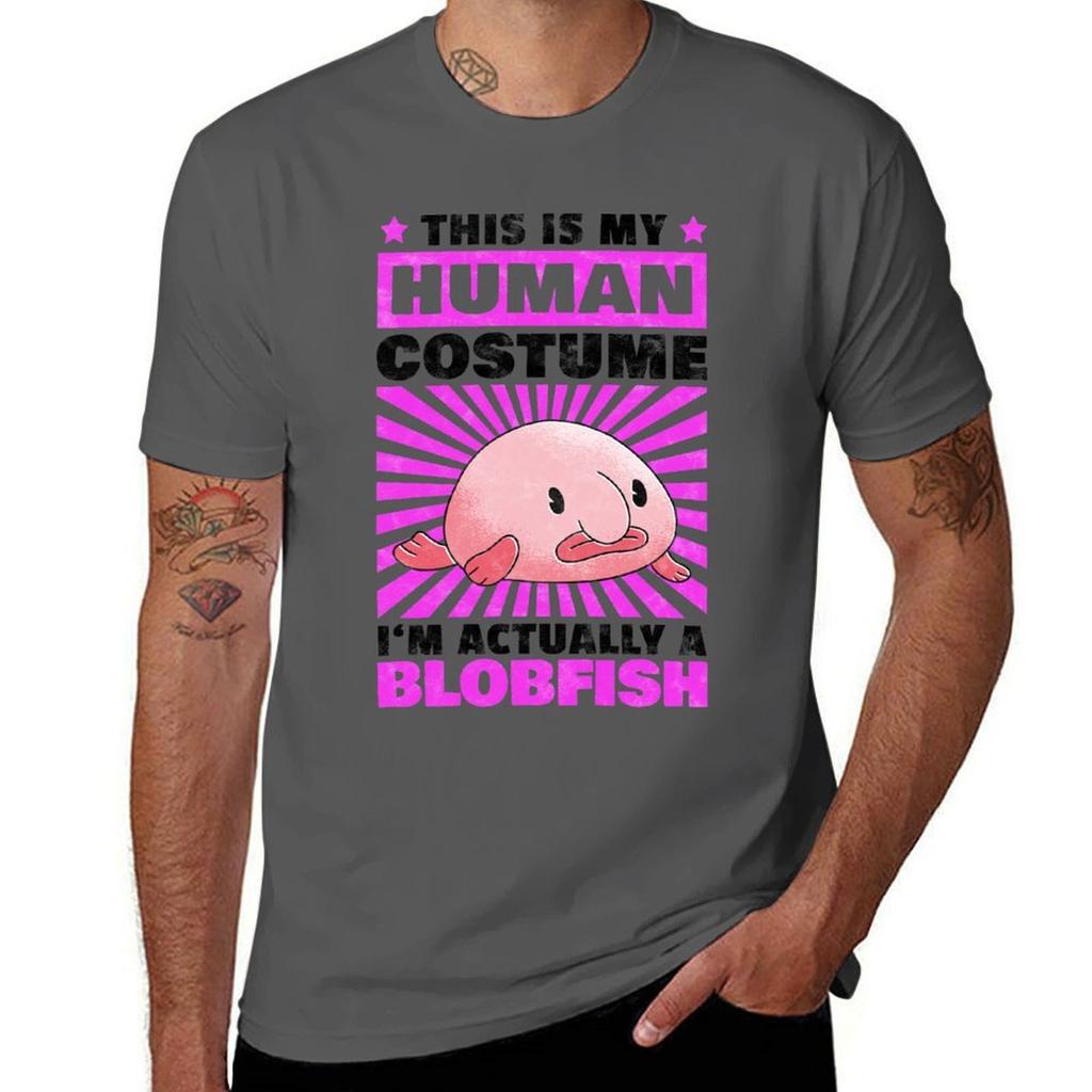 This is my blobfish costume ugly fish humor TShirt t shirts for man slim fit cotton t shirt man TShirt
