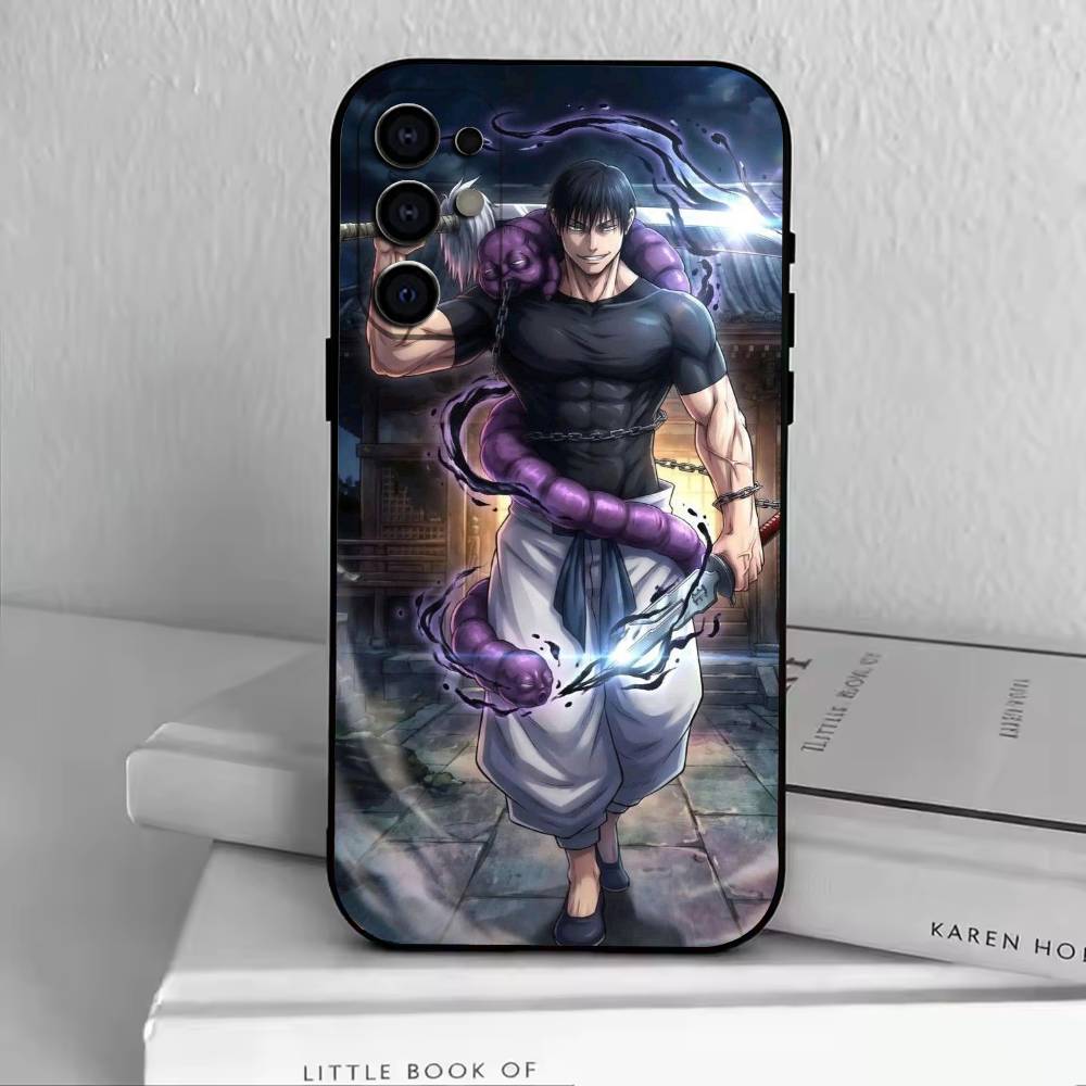 

Toji Toji F-Fushiguro Phone Case For Samsung S25,S24,S21,S22,S23,S30,Ultra,S20,Plus,Fe,Soft Silicone Black Cover Samsung S21 S305G