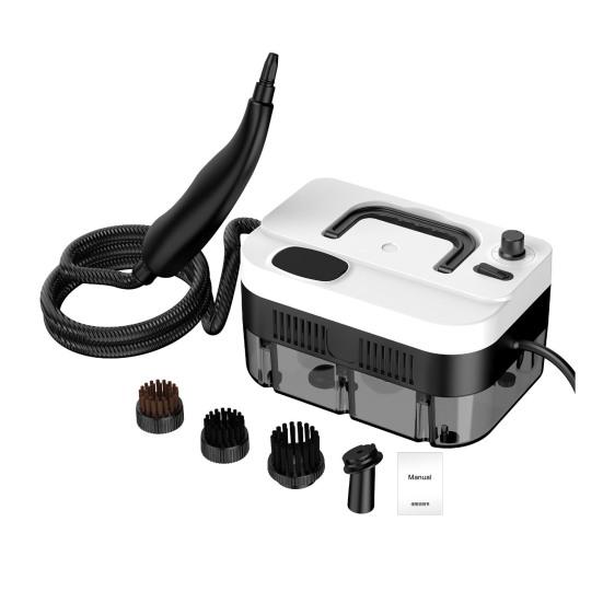 

Household Steam Cleaner Rapid Heating Multifunctional Nozzles with Temperature Control Anti-Scald Protection Large Water Tank Cleaning UK белый