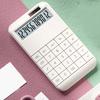 Stolní kalkulačka Solární napájení Bateriové napájení 12 číslic Odnímatelná tlačítka Velký LCD displej Studentská finanční kalkulačka Kancelářské potřeby