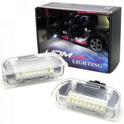 White Error Free 18-LED Side Door Lights For VW Golf GTi EOS Jetta Passat, Etc