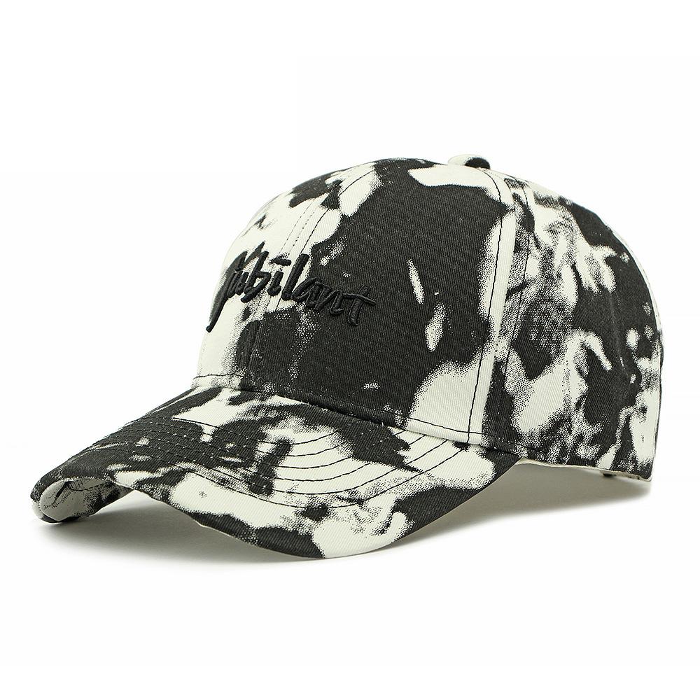 

Tie-Dye Print Baseball Cap Women s Sunscreen Hat Men s Graffiti Cap чорний